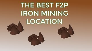 OSRS The Best F2P Iron Mining Place [upl. by Sandler]