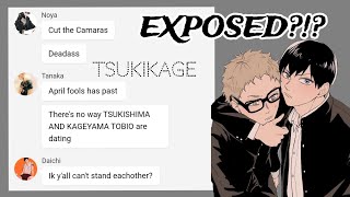 Haikyuu texts EXPOSED TsukiKage [upl. by Ynneg124]