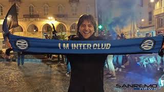 Festeggiamenti Inter  Sanremo 22 aprile 2024 [upl. by Daugherty428]