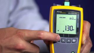 MultiFiber Pro Optical Power Meter and Light Source By Fluke Networks [upl. by Demitria850]