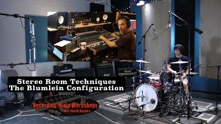 Stereo Drum Room Mic Techniques Blumlein [upl. by Grath]