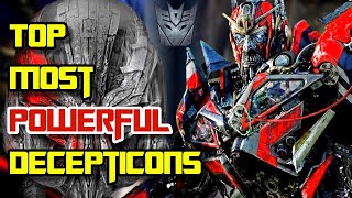 Top 12 Most Powerful Decepticons From Transformers  Backstories Explored [upl. by Rutan]