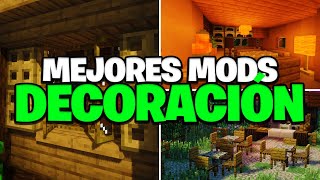 MEJORES MODS de DECORACIÓN para Minecraft 1201  ModPack Review [upl. by Attaymik383]