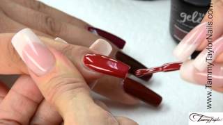 ♡ Tammy Taylor  10 Everything Red Gel Polishes and Acrylic Nail Demos [upl. by Pinzler]