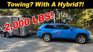 Can A Hybrid Tow We Put A RAV4 Hybrid To The Test [upl. by Gamin]