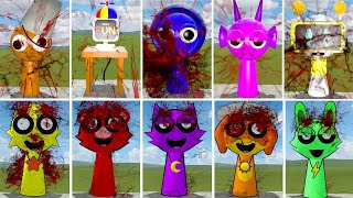 EVOLUTION PARASITE FROM SPRUNKI INCREDIBOX FAMILY In Garrys Mod [upl. by Htiel]