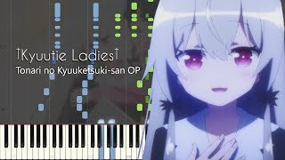 †Kyuutie Ladies†  Tonari no Kyuuketsukisan OP  Piano Arrangement Synthesia [upl. by Kahaleel501]