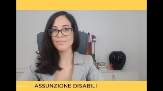 Assunzioni disabili e collocamento mirato [upl. by Annot]