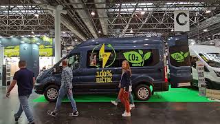 Fully electric camper on Ford Transit base by MTC [upl. by Nelad]