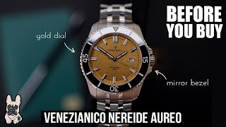 Most Interesting Diver Under 1000  Venezianico Nereide Aureo Watch Review [upl. by Nosnehpets556]