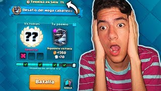 LOGRARE GANAR EL DESAFIO DEL MEGA CABALLERO EN CLASH ROYALE FALTANDO 5 MINUTOS   TheDonato [upl. by Ranique]