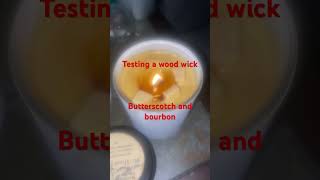 Testing a wood wick candle woodwick [upl. by Emmuela]