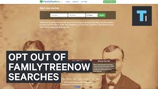 How to opt out of the FamilyTreeNow search results [upl. by Netnerb]