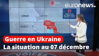 Guerre en Ukraine  la situation au 7 décembre 2022 cartes à lappui [upl. by Absalom]