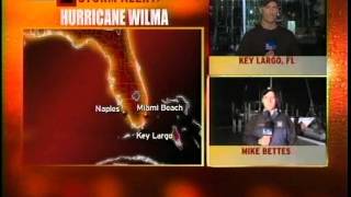 Hurricane Wilma Coverage Day Before 10232005  The Weather Channel [upl. by Yalhsa]