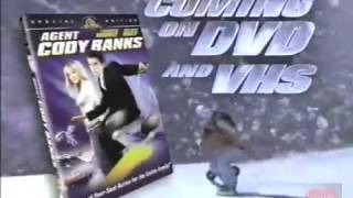 Agent Cody Banks  DVD VHS  Television Commercial  2003 [upl. by Weinhardt]