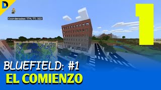 CONSTRUYO MI CIUDAD EN MINECRAFT EL COMIENZO BLUEFIELD CITY DIVANJM 03 [upl. by Ryley]