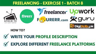 Digiskills Freelancing Exercise 1 Batch 8 Solution  Identify Skillset amp Write Profile Description [upl. by Prue]