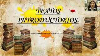 Textos introductorios [upl. by Valenka]