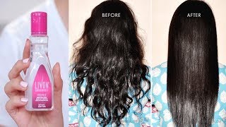 How to Use Hair Serum  Right Way To Apply Hair Serum Livon serum demo Review [upl. by Yessac624]