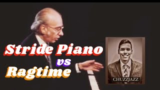 Ragtime vs Stride Piano explained [upl. by Gipps]