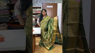 Classic Kanchivaram for Diwali saree blockprintsilksareeswithprice designerclothes silksaree [upl. by Evanthe]