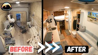 DIY Box Truck RV Tiny Home Conversion Timelapse  START to FINISH in 2 months [upl. by Micki]