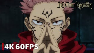 Sukuna vs Special Grade  Full Fight  Jujutsu Kaisen Season 1 Episode 4  4K 60FPS  Eng Sub [upl. by Daeriam705]