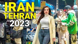 IRAN 2023  TEHRAN Walking Tour NightLife Iranian Vlog ایران [upl. by Kristoforo]