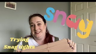 Snag Tights Plus Size Review [upl. by Lyrej]