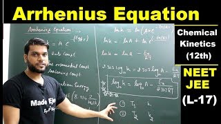 ARRHENIUS Equation  Best Explained By Arvind aroraL17 [upl. by Niret]