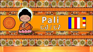 PALI LANGUAGE [upl. by Lletnohs]