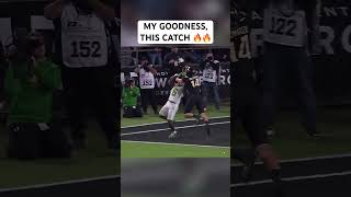 How did Oregon RB Noah Whittington catch this 😮 shorts [upl. by Hubsher]