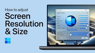 Windows 11  How To Adjust Screen Resolution amp Size [upl. by Isia35]