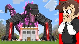 Godzilla vs Security House in Minecraft [upl. by Avraham]