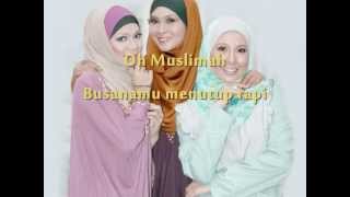 MuslimahFitri Widjayanti Lirik Video [upl. by Blount871]