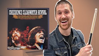 quotFortunate Sonquot Creedence Clearwater Revival Complete Drum Lesson [upl. by Ynnep]