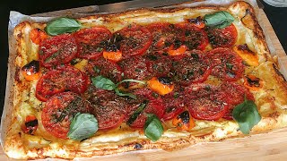 Tomato basil tart طارط الطماطم [upl. by Ner]