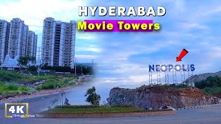 Neopolis SEZ and movie towers kokapet  NextGen Smart City Hyderabad  INDIA [upl. by Oesile25]