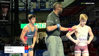 2018 USMCUSAW Cadet amp Junior GR NationalsJunior 113 Finals  Paxton Creese MN Vs Ryan Rowland [upl. by Guillema340]