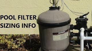 What Size Pool Filter Do I Need [upl. by Aicad]