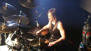 Skillet  Jen Ledger Drum Solo  Live HD The Fillmore Silver Spring 2020 [upl. by Aicnelav]