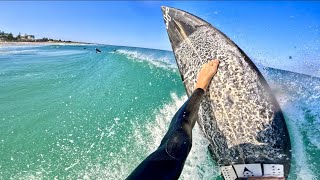 AMAZING Sunrise Surf at Scarborough Beach POV SURF [upl. by Mundy175]