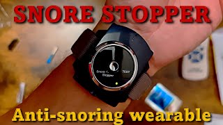 Snore Stopper Anti Snoring Wearable Wrist Band Device Unboxing Review and Teardown [upl. by Jezreel]