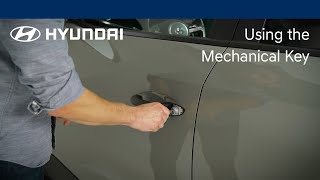 Using the Mechanical Key  Hyundai [upl. by Sheila]