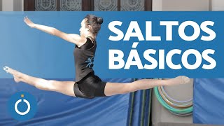 SALTOS BÁSICOS de GIMNASIA RÍTMICA ✅ Para PRINCIPIANTES [upl. by Asilat]