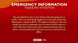 Emergency Alert System UK  2000s BBC Alert Thats No Moon [upl. by Autumn]