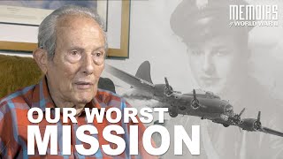 “Our Worst Mission” WW2 Bomber Gunner  Memoirs Of WWII 24 [upl. by Kippy]