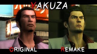 Yakuza Kiwami  Original vs Remake Comparison [upl. by Aeslek]