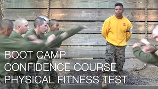 USMC Confidence Course and Physical Fitness Test [upl. by Bohlin279]